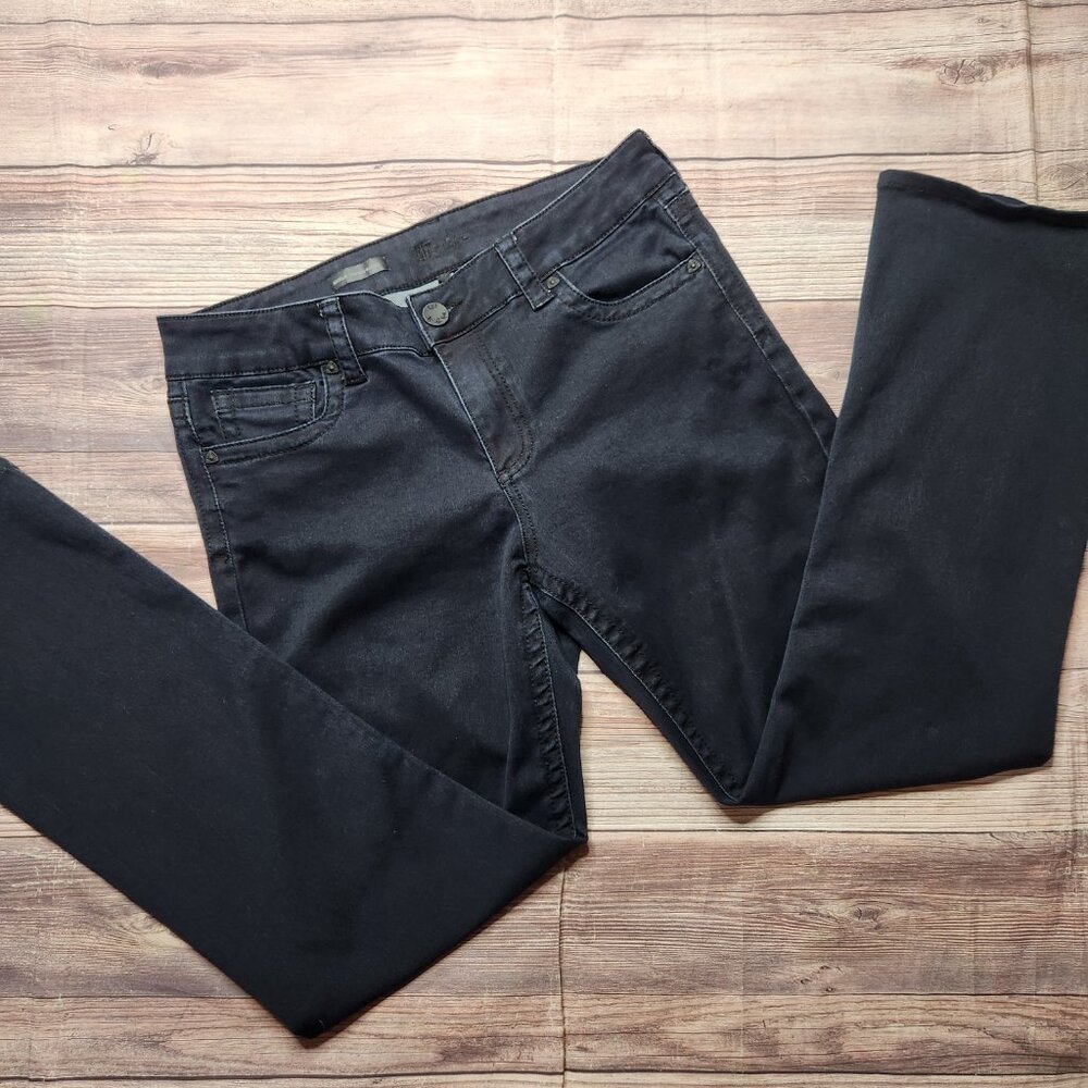 Kut From The Kloth Dark Blue Natalie High Rise Bootcut Denim Jeans - Picture 2 of 11